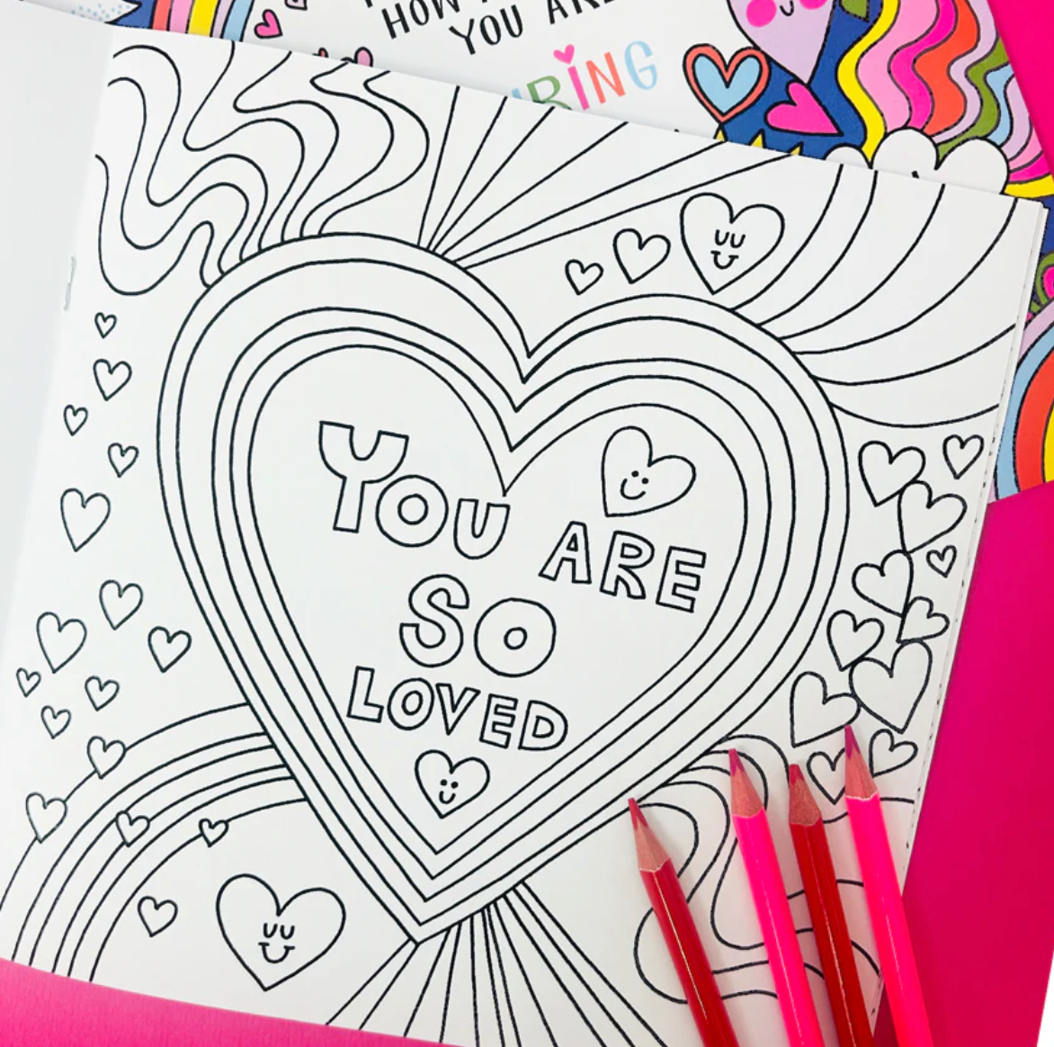 Coloring book for kids On The Farm | Rachel Ellen Design