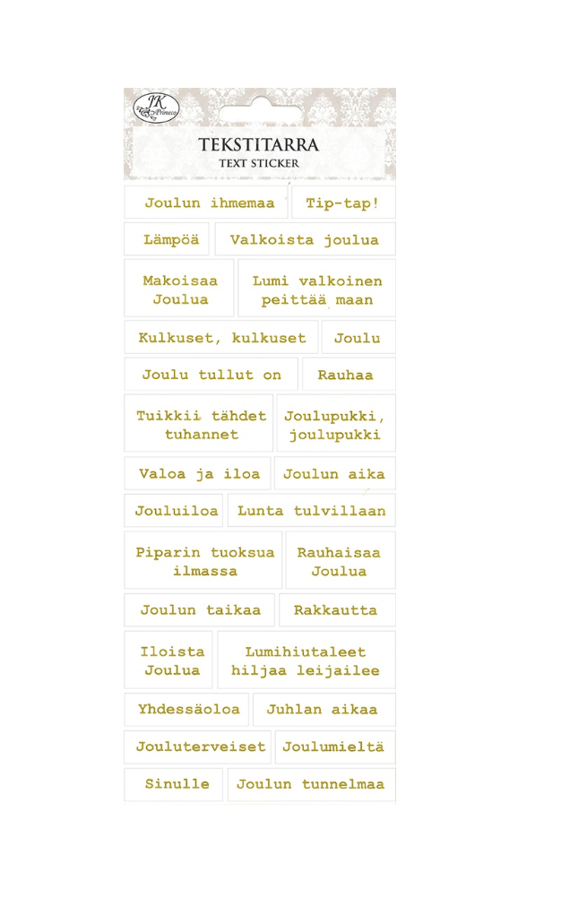 Sticker sheet text stickers Sayings black and white | JK Primeco