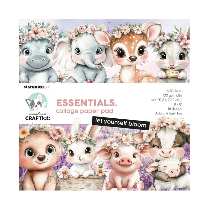 Let Yourself Bloom, Creative Craftlab 20x20 cm | Studio Light