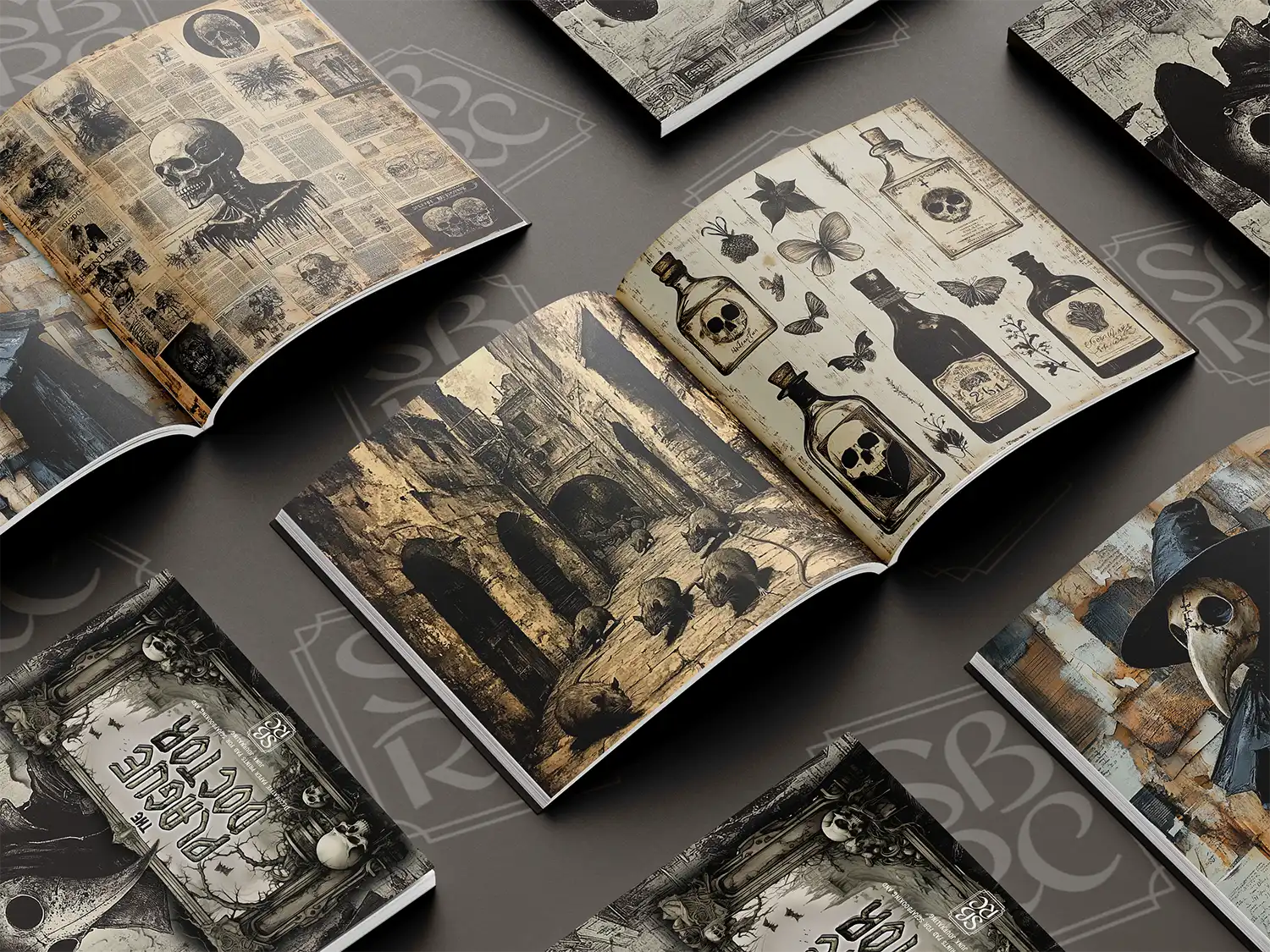 Paper pad The Plague Doctor 15 x 18 | Scrapbook Resource Co