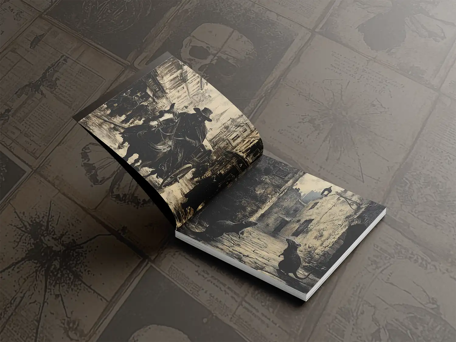 Paper pad The Plague Doctor 15 x 18 | Scrapbook Resource Co