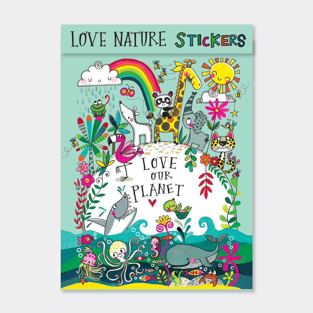 Sticker book Joyful Little Stickers 4 sticker sheets | Rachel Ellen Design