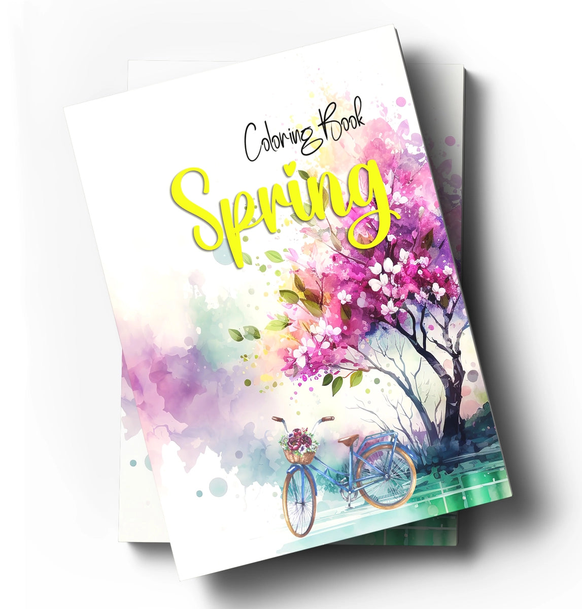 Värityskirja Kevät - Coloring Book Spring 40 värityskuvaa | Yanican Color