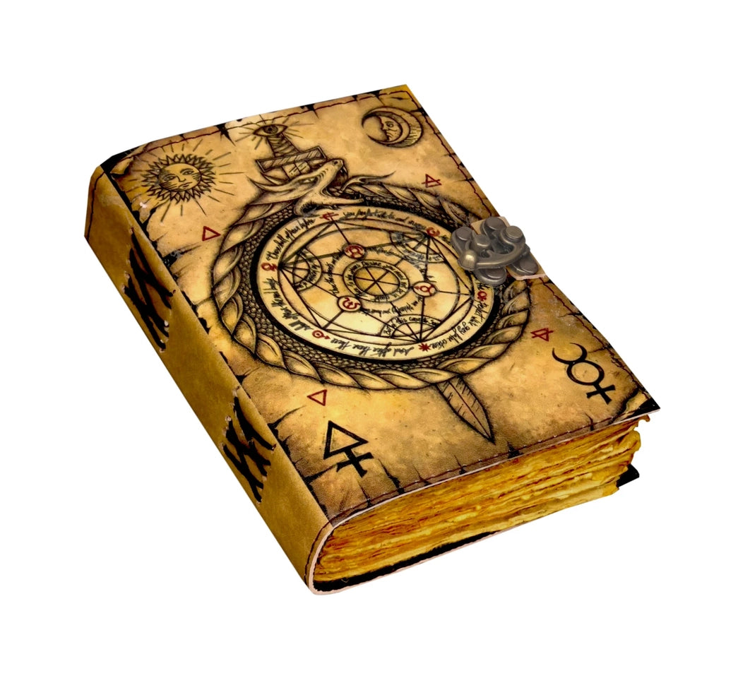 Vintage Leather Journal Notebook Leather Diary Compass | Craft Junky Store