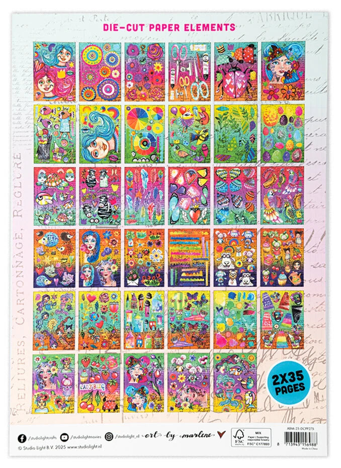 Paper Elements Die-cut Paper Pad A4 | Art By Marlene