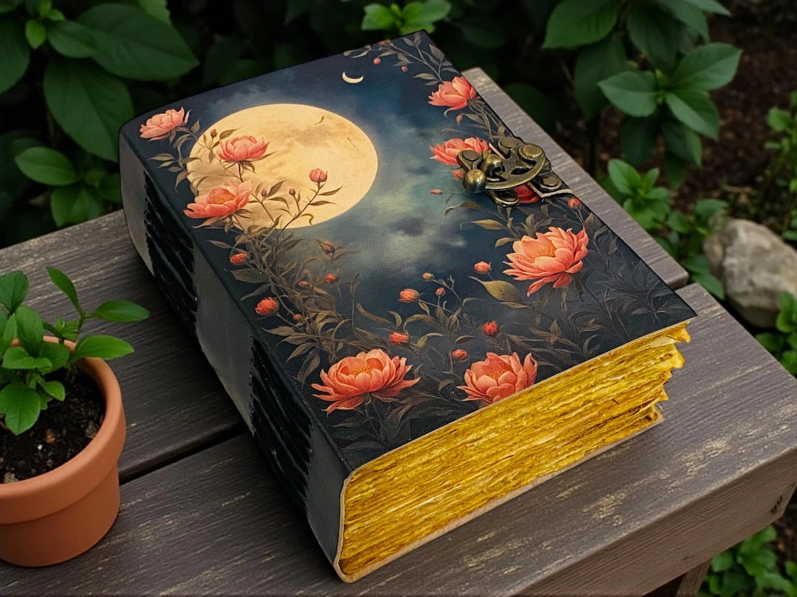 Vintage Leather Journal Notebook Leather Diary Butterfly | Craft Junky Store