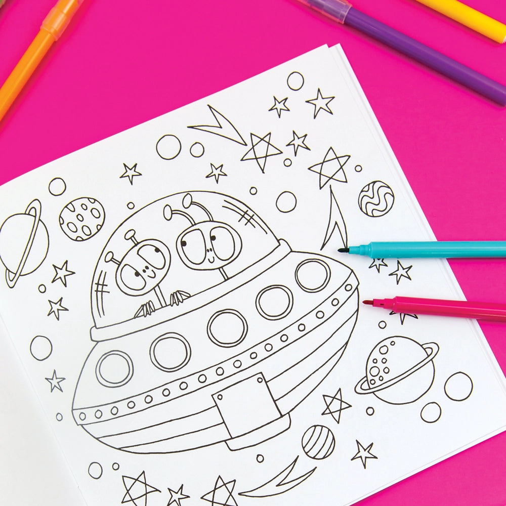 Coloring book for kids On The Farm | Rachel Ellen Design