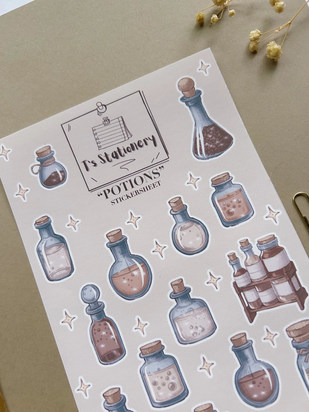 Sticker sheet Winter Lanterns | T's Stationery OUTLET