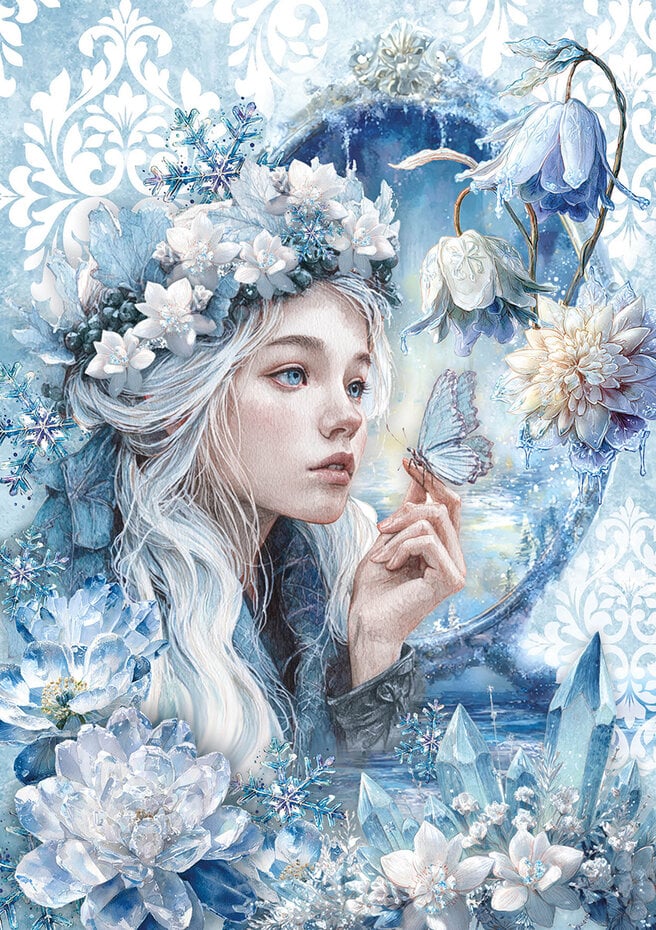 Rice paper set Cabinet of Curiosities 2 A5 | Bye Bella