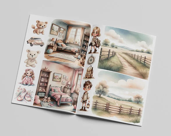 Happy Little Ones Book Creative CutOuts | Creatief Art