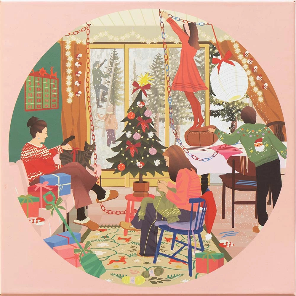 Pyöreä palapeli 1000 palaa A Day in December | Vissevasse