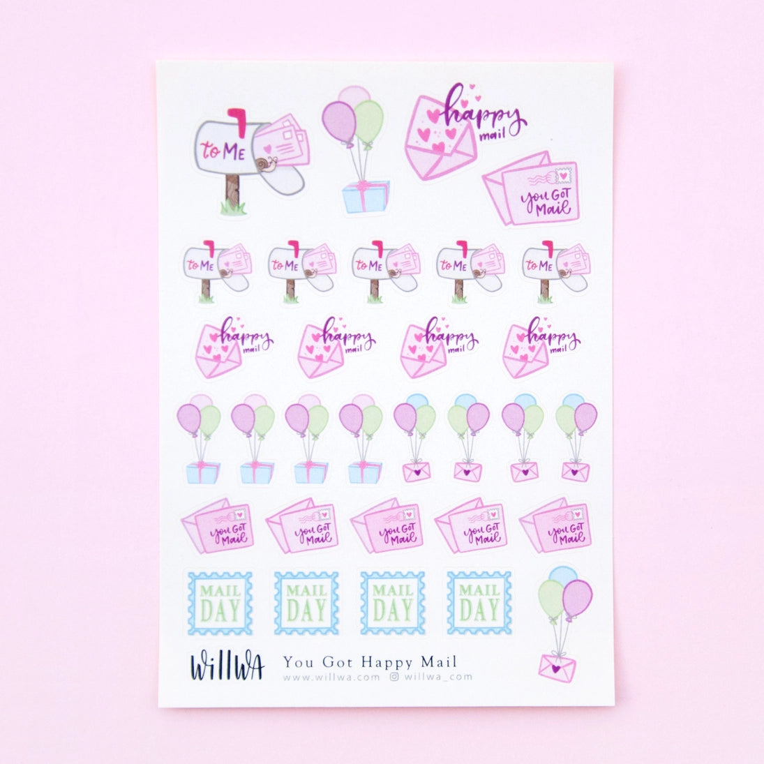 Tarra-arkki A6 You Got Happy Mail | Willwa