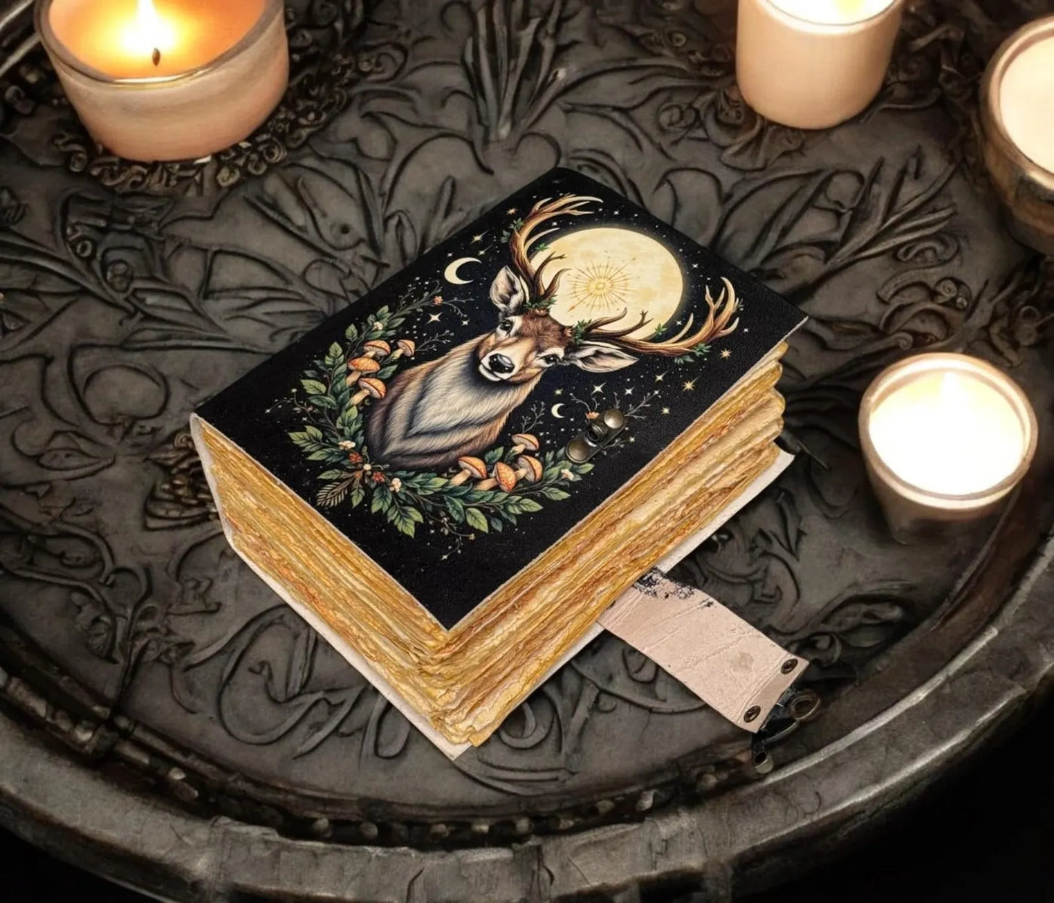 Vintage Leather Journal Notebook Leather Diary Butterfly | Craft Junky Store