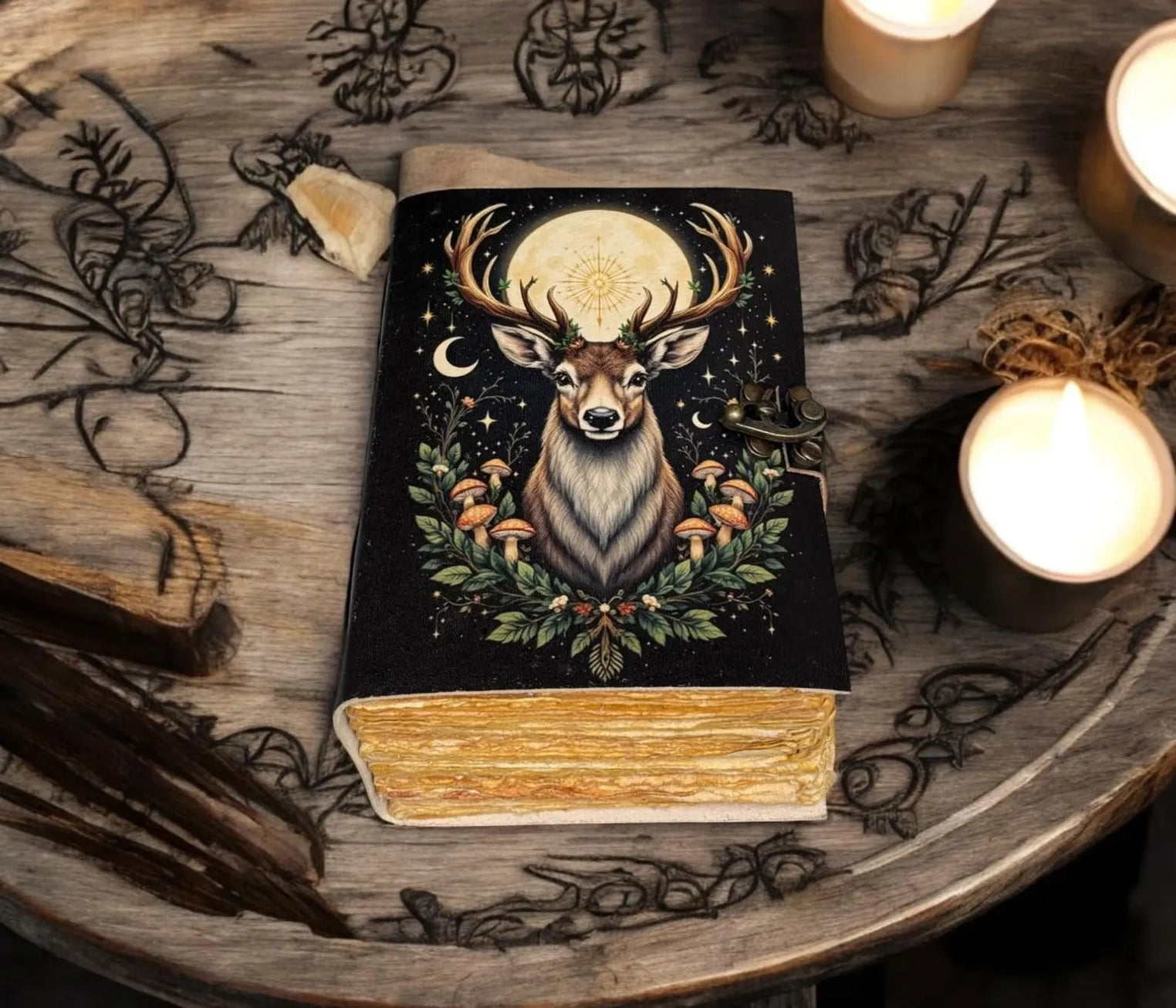 Vintage Leather Journal Notebook Leather Diary Butterfly | Craft Junky Store