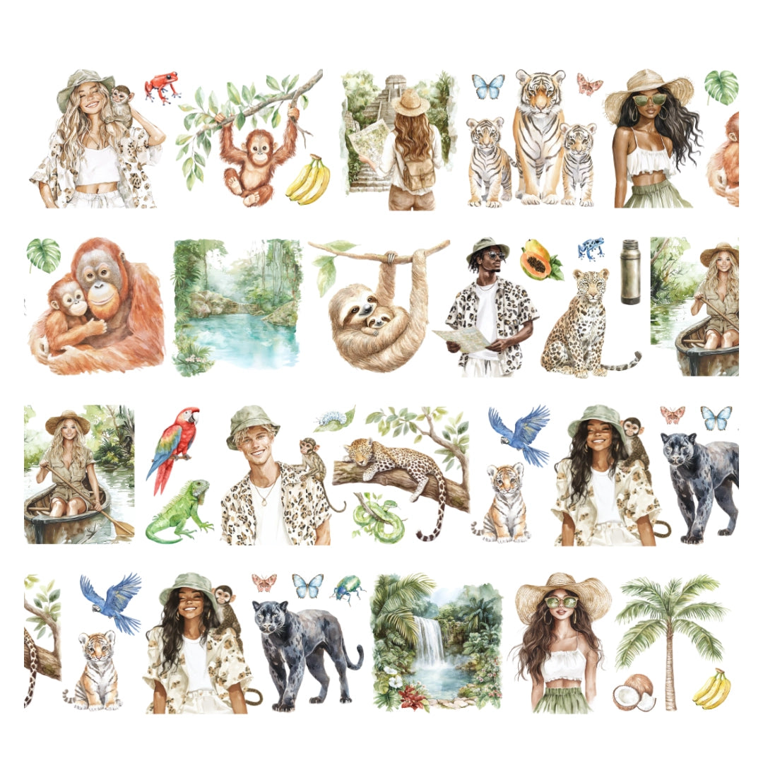 PET-teippi Tropical Jungle | Penpaling Paula