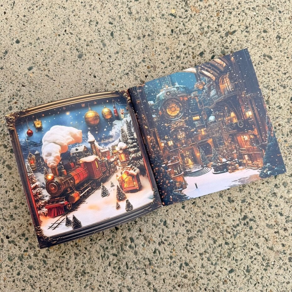 Askartelukirja Steampunk Winterfest 15x15 | IndigoBlu