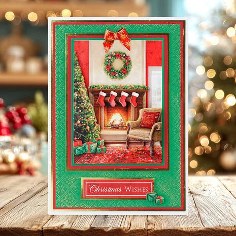 3D paperiaskarteluun Deck the Halls Die Cut Decoupage | Katy Sue Designs