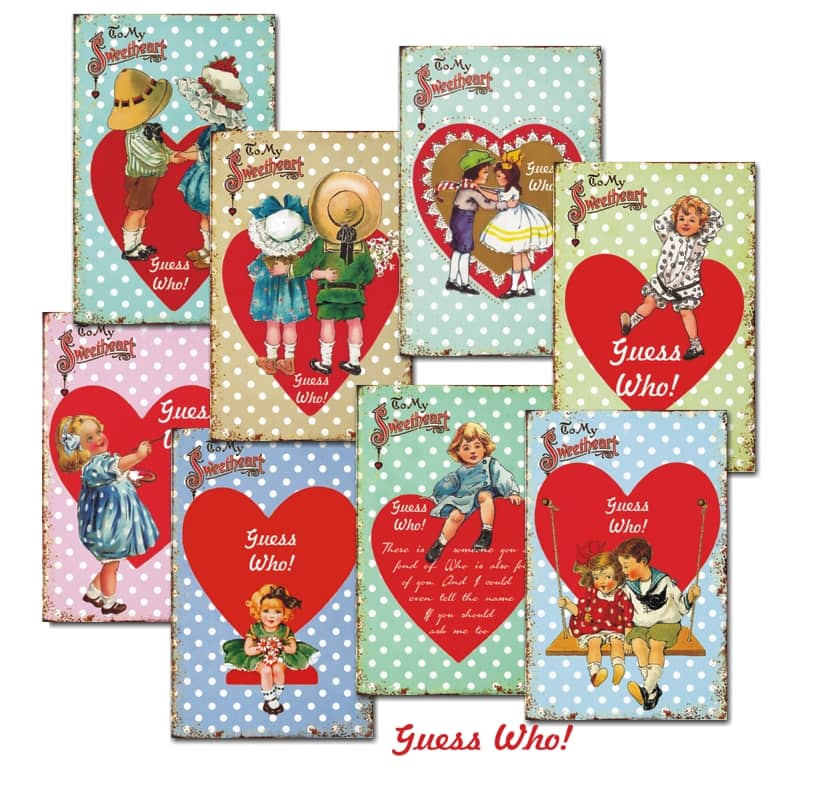 Paper sheets mini Guess Who! 7 x 11cm | Decorator