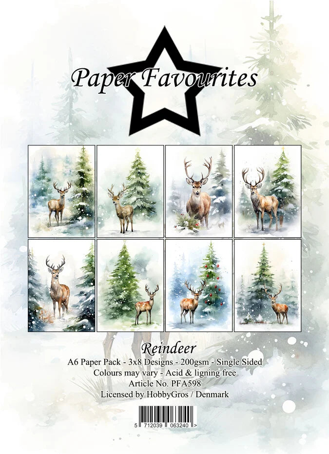 Paperikko Reindeer A6 | Paper Favourites
