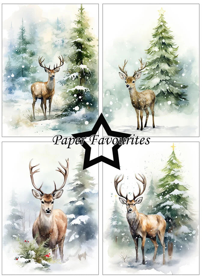 Paperikko Reindeer A6 | Paper Favourites