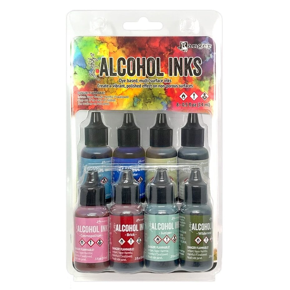 Alcohol Inks Spectrum Urban 8 väriä | Ranger Tim Holtz