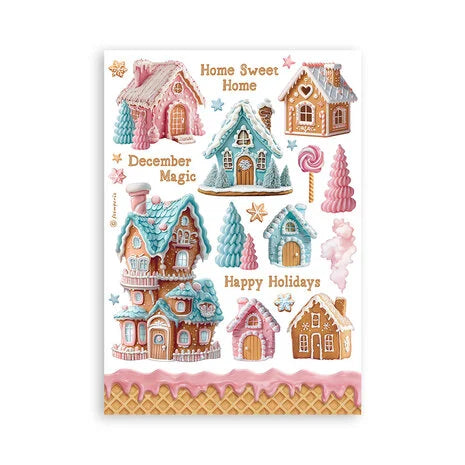 Junk Journal Washipad Candy Christmas A5 | Stamperia