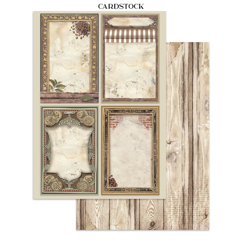 Junk Journal Leikekuvakirja Coffee and Chocolate A4 | Stamperia