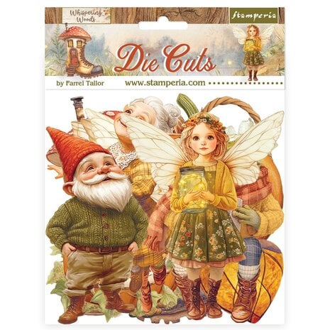 Die Cuts Paksut pahvileikkeet Whispering Woods | Stamperia