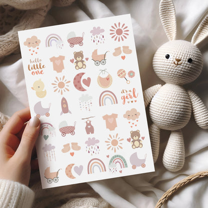 Tarra-arkki Baby Girl | Sticker Varia