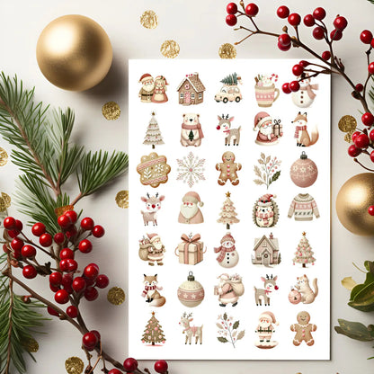 Tarra-arkki Cute Christmas | Sticker Varia