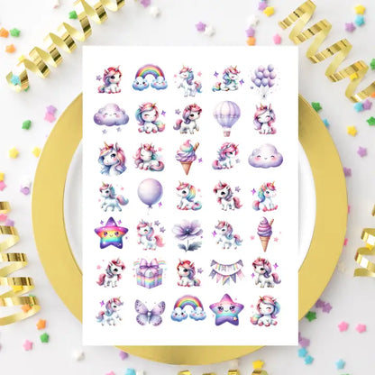 Tarra-arkki Unicorns | Sticker Varia