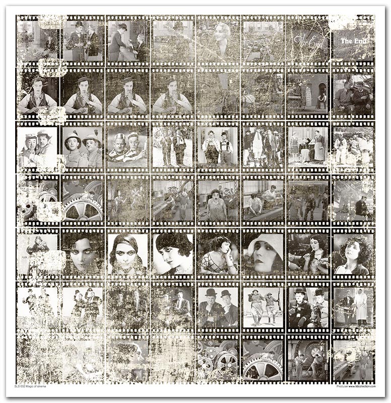 Paperisetti Magic of Cinema 30 x 30cm | ITD Collection