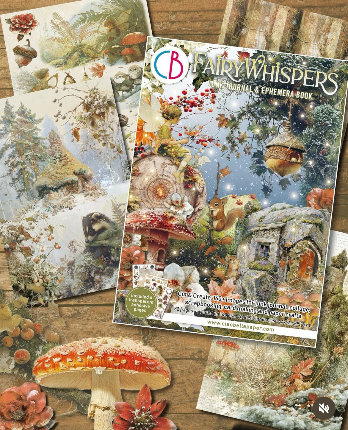 Craft book Woodland Party A4 | Ciao Bella