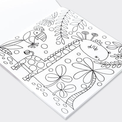 Coloring book for kids On The Farm | Rachel Ellen Design