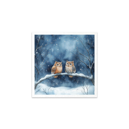 Riisipaperisetti Winter Night 15 x 15cm | ITD Collection