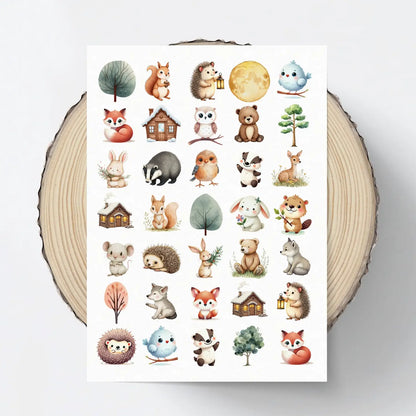 Tarra-arkki Cozy Forest | Sticker Varia