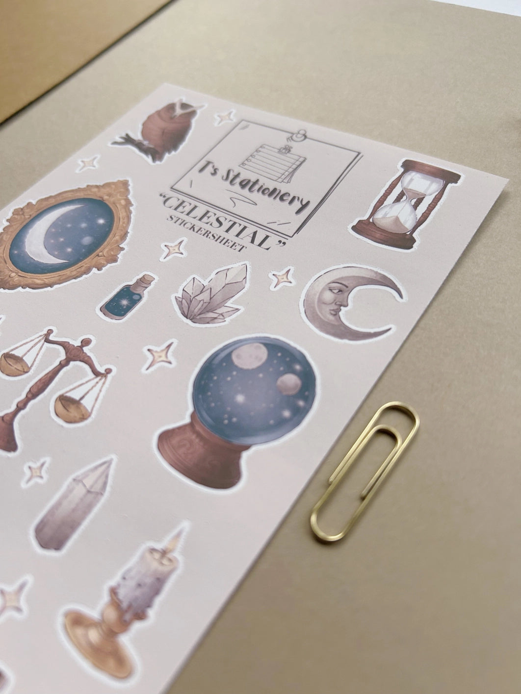 Sticker sheet Winter Lanterns | T's Stationery OUTLET