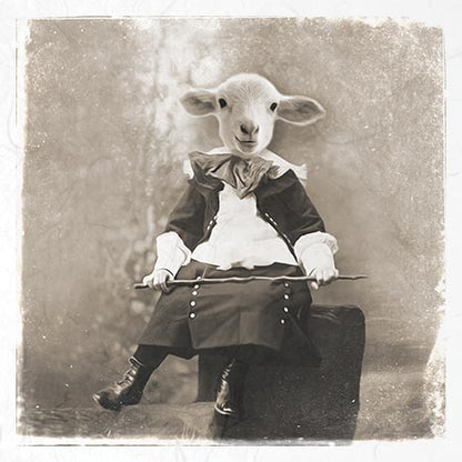 Riisipaperisetti Retro Animals 15 x 15cm | ITD Collection