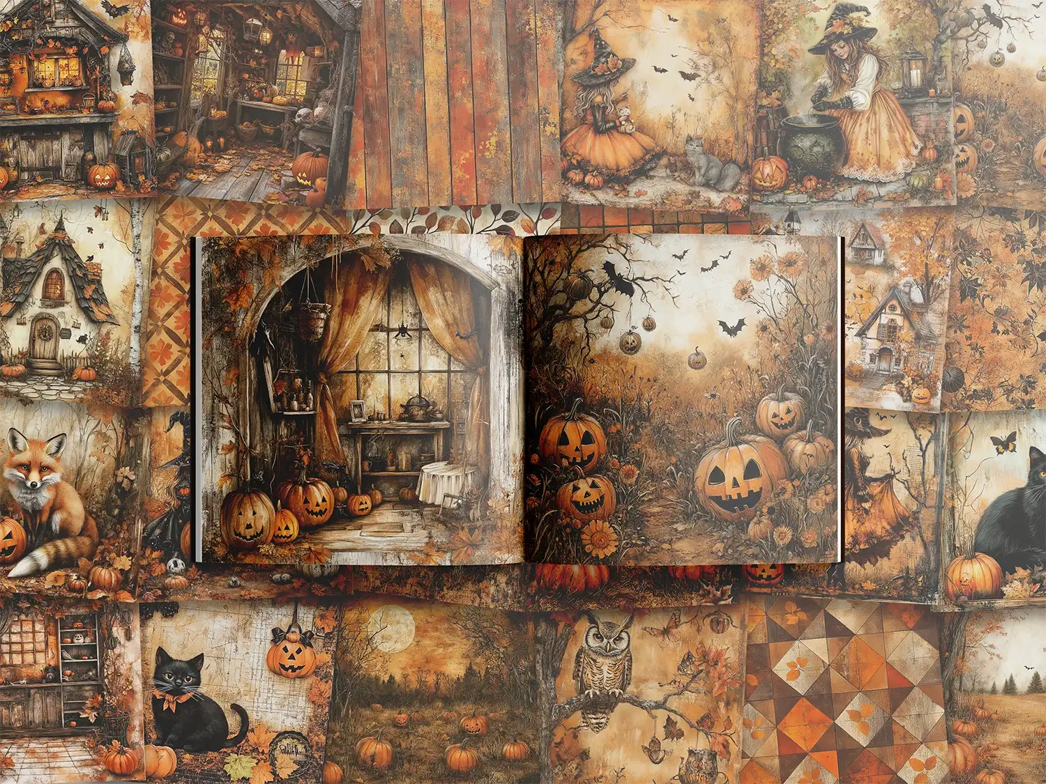 Paper pad The Fortune Teller 2 15 x 18 | Scrapbook Resource Co