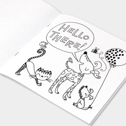 Coloring book for kids On The Farm | Rachel Ellen Design