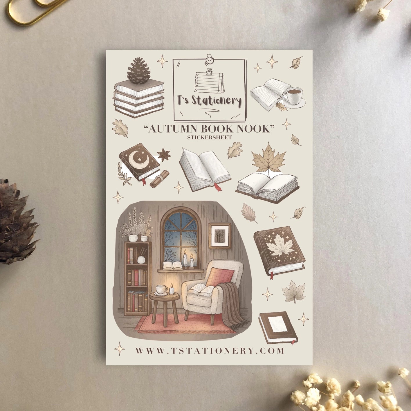 Sticker sheet Winter Lanterns | T's Stationery OUTLET