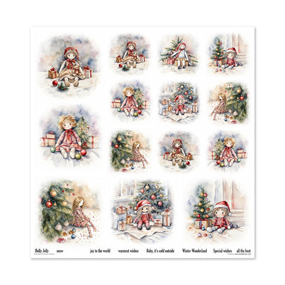 Paperisetti Christmas Wishes 30 x 30cm | ITD Collection