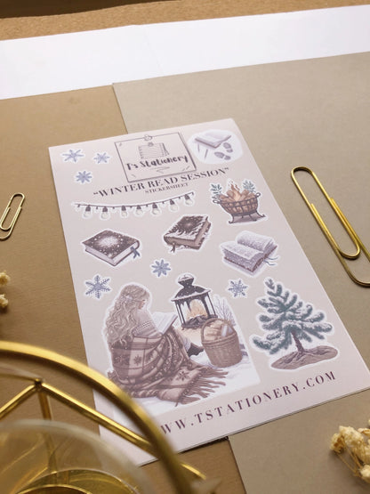 Sticker sheet Winter Lanterns | T's Stationery OUTLET