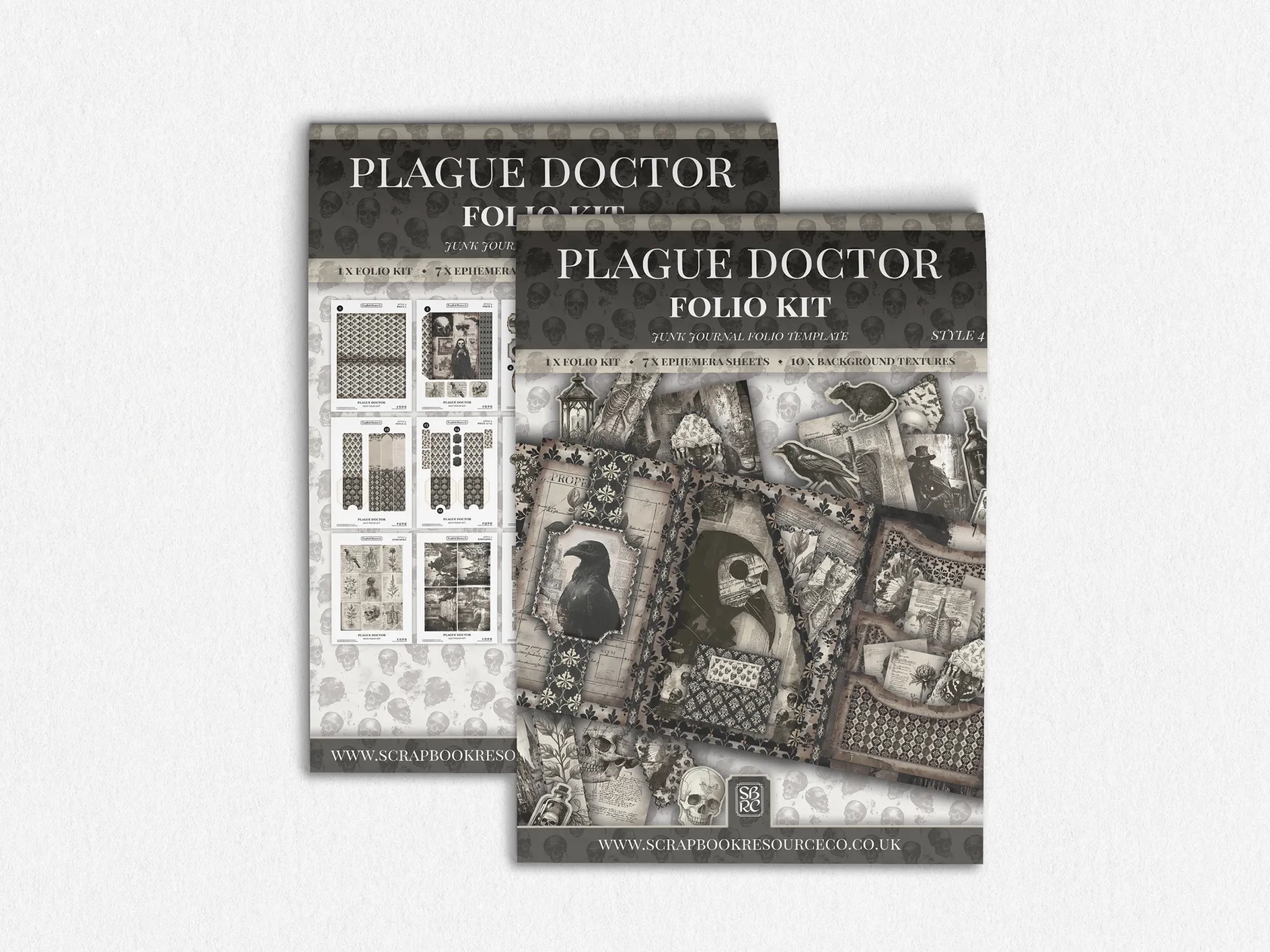 Paper pad The Plague Doctor 15 x 18 | Scrapbook Resource Co