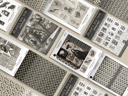 Paper pad The Plague Doctor 15 x 18 | Scrapbook Resource Co