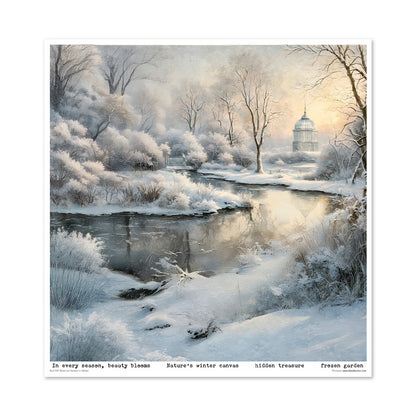 Paperisetti Botanical Garden in Winter 30 x 30cm | ITD Collection