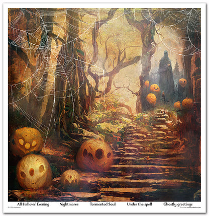 Paperisetti Halloween 30 x 30cm | ITD Collection