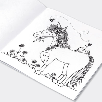 Coloring book for kids On The Farm | Rachel Ellen Design