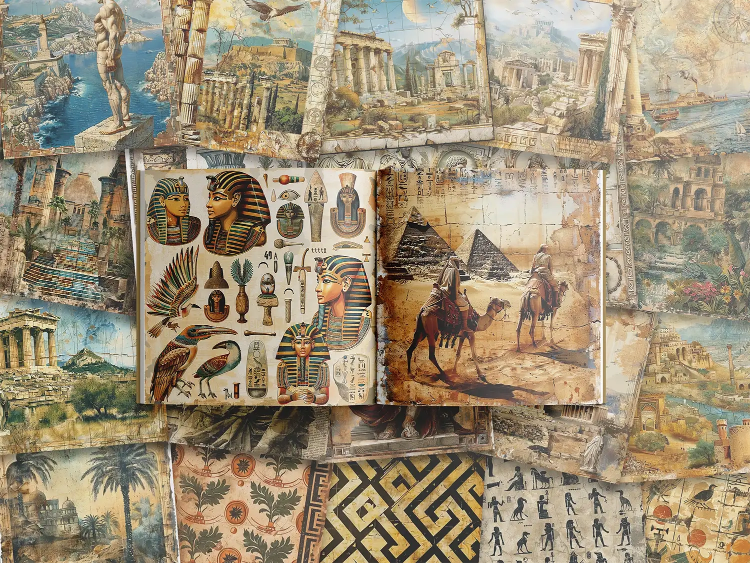 Paper pad The Fortune Teller 2 15 x 18 | Scrapbook Resource Co