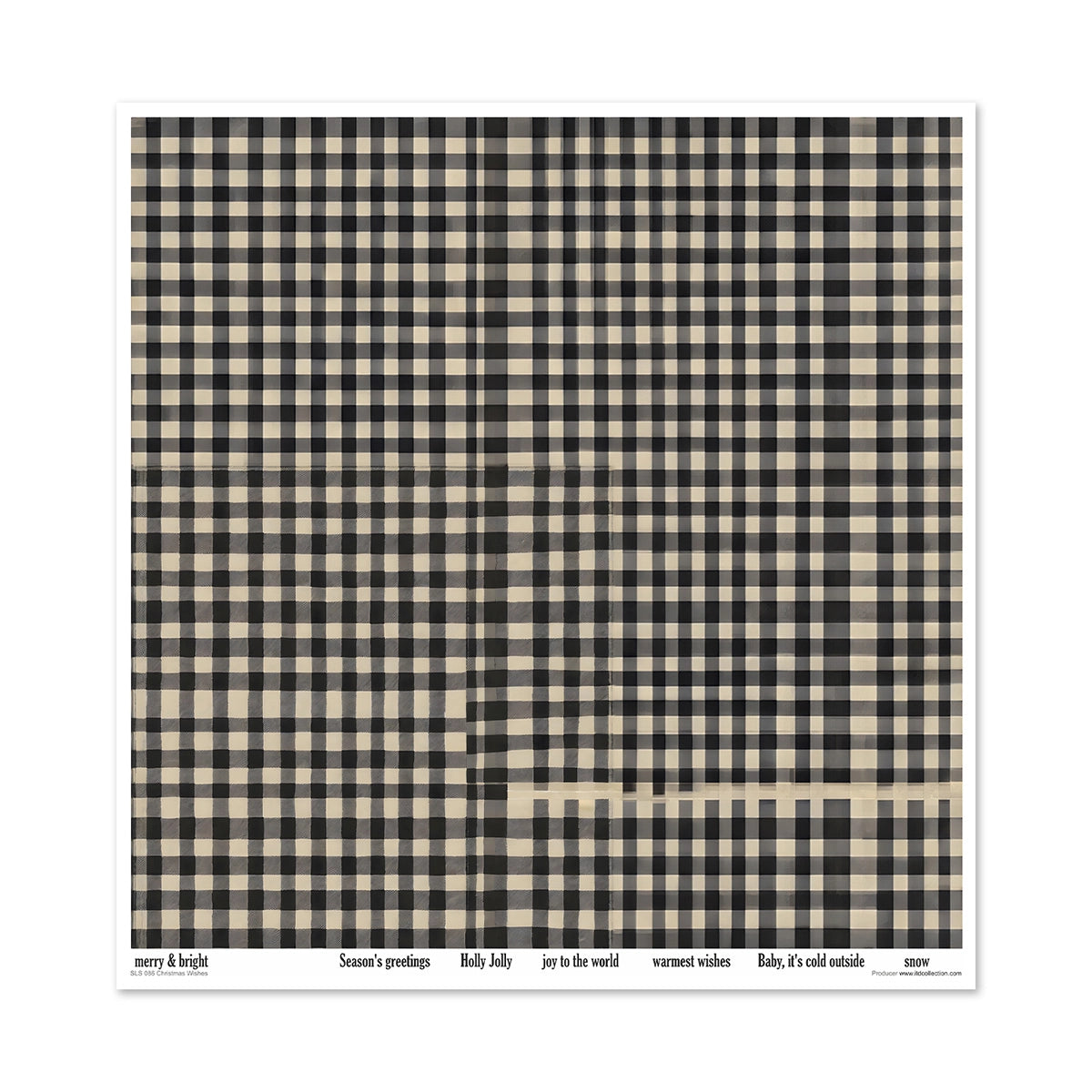 Paperisetti Christmas Wishes 30 x 30cm | ITD Collection